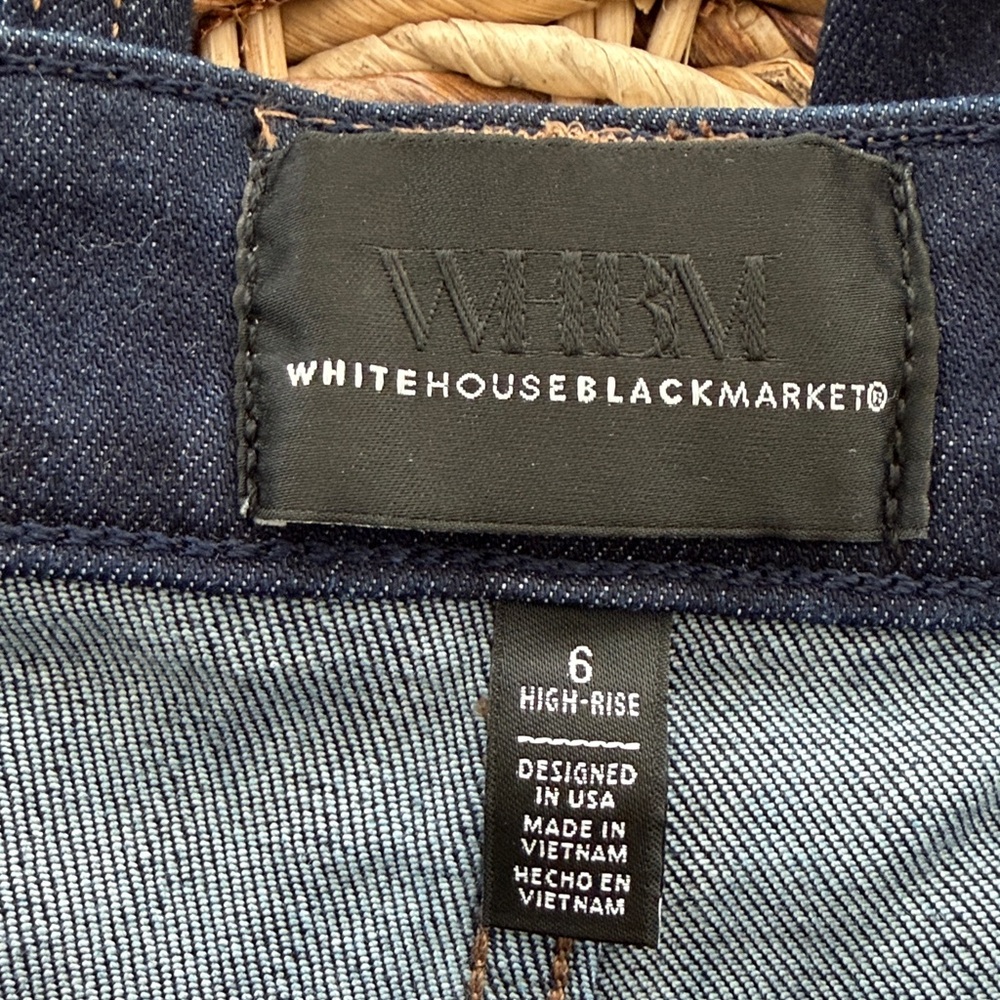 WHBM High Rise Tab Waist Bootcut Jean - Picture 13 of 16